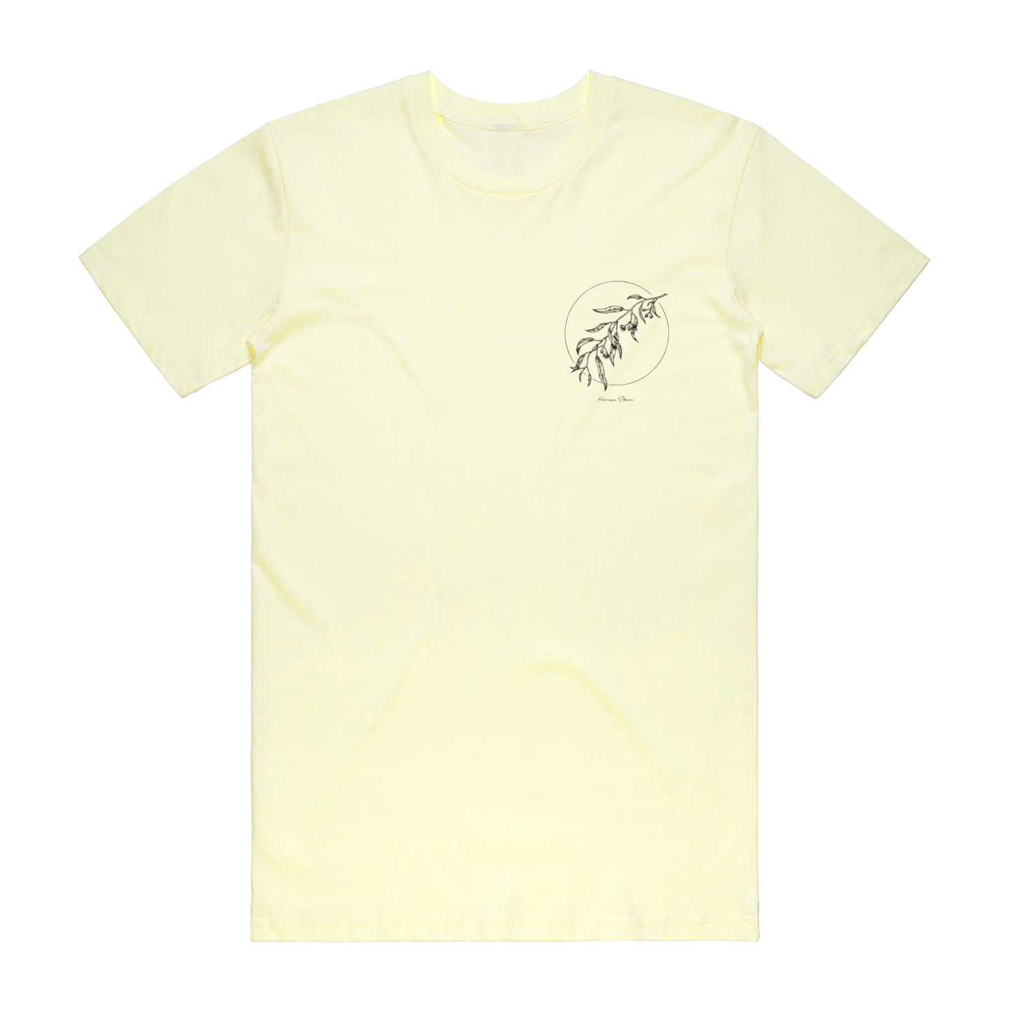 Wattle Tee Lemon